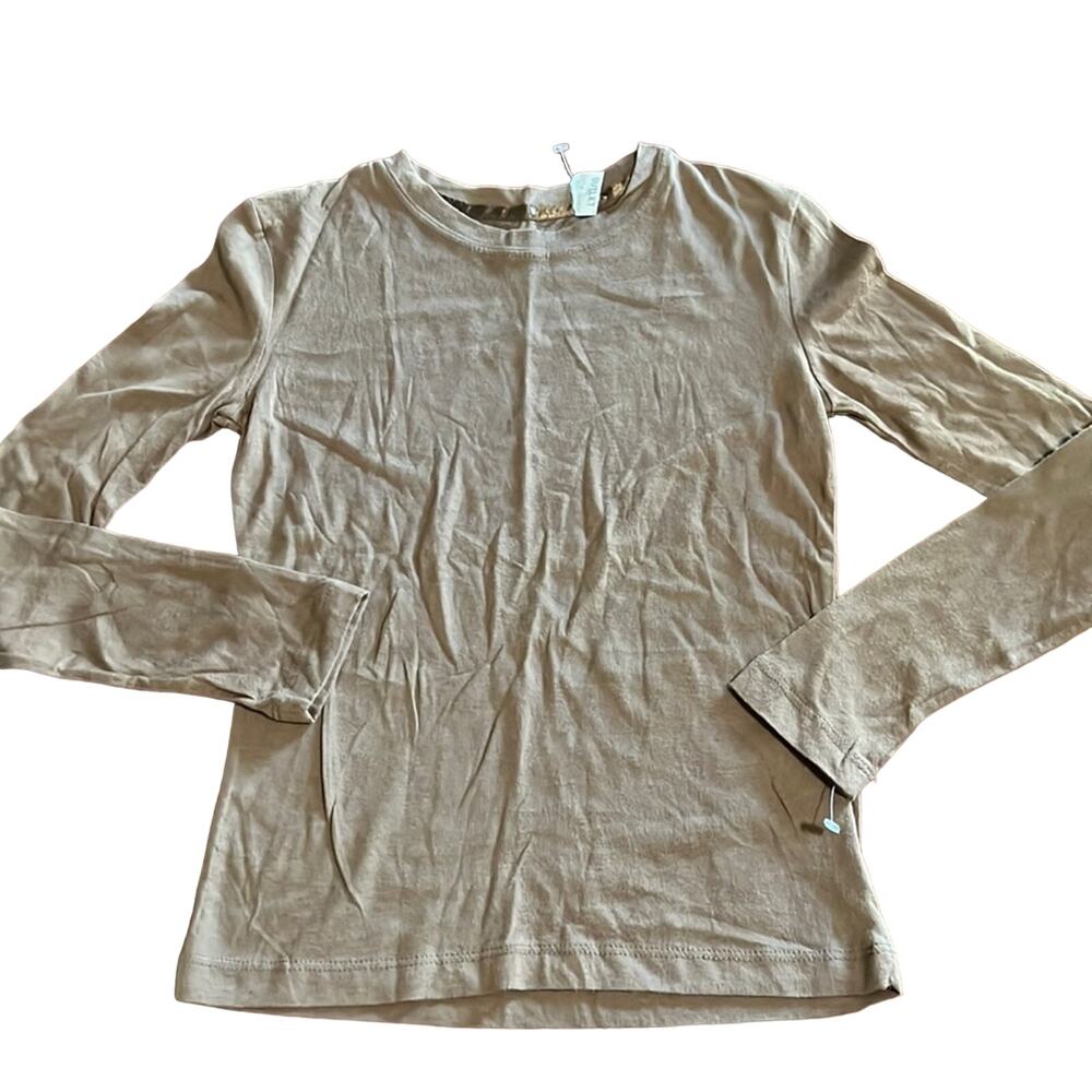 SO Girls S 7-8 Brown Knit Top Long Sleeve Lightweight